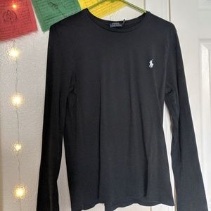 Long sleeve polo shirt